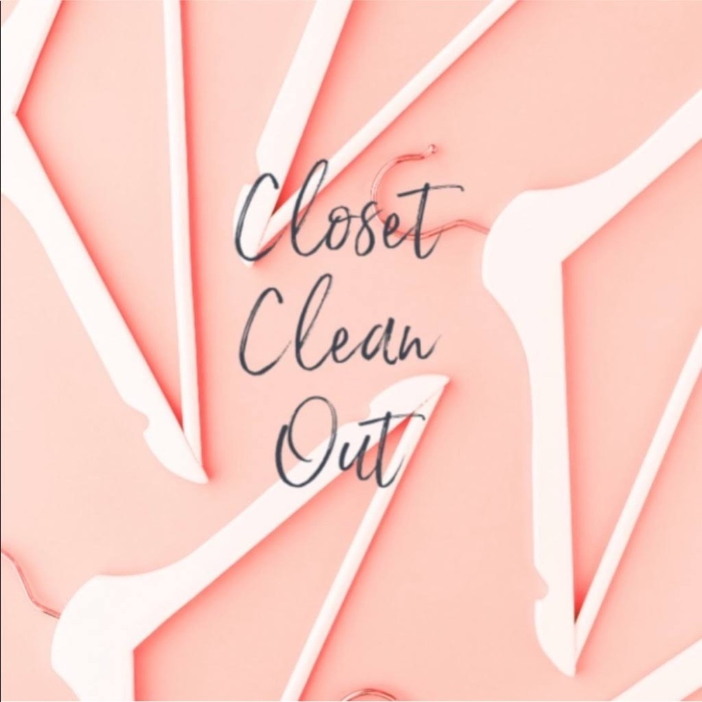 Closet clear out!